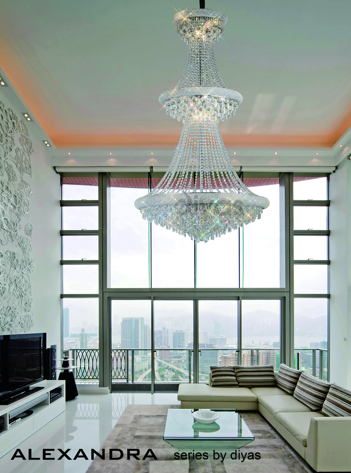 Alexandra Crystal Ceiling Lights Diyas Contemporary Chandeliers Alexandra Crystal Ceiling Lights Diyas Contemporary Chandeliers